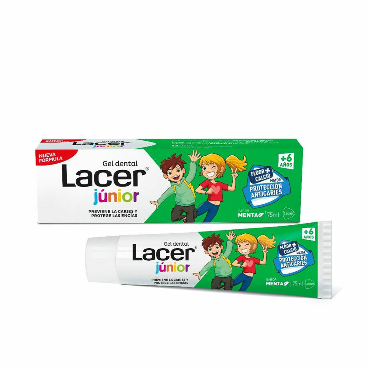 Dentifricio LaCer Mint Junior (75 ml)