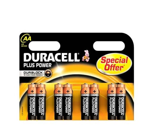 Duracell 8 x LR6 Plus Power Batters