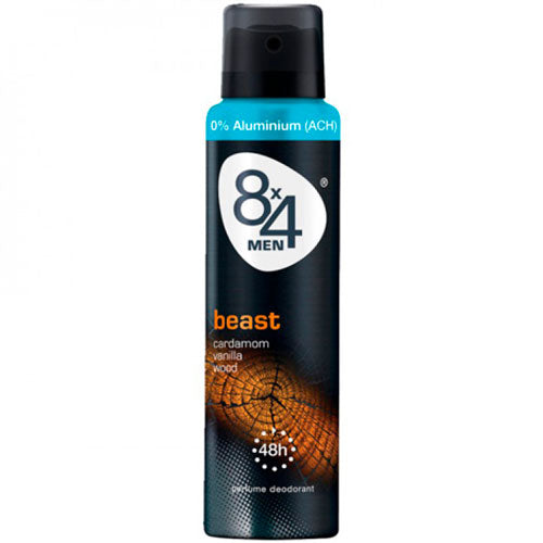 8 x 4 Beast Deospray за мъже - 150ml