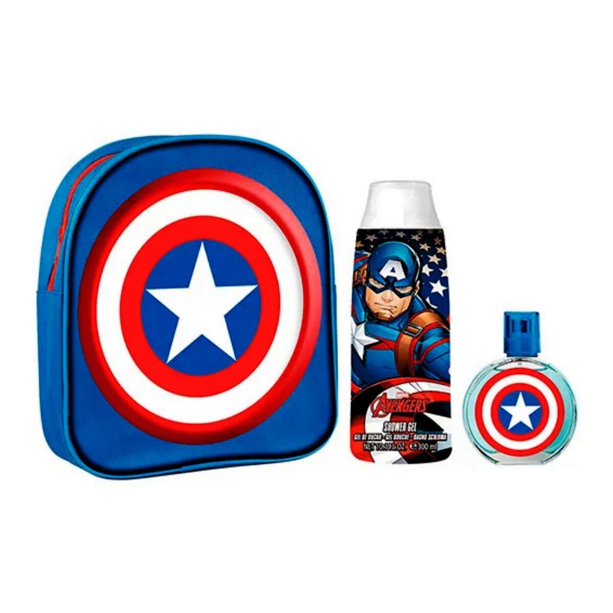 Conjunto de perfumes da criança Capitán América EDT (3 PCs)
