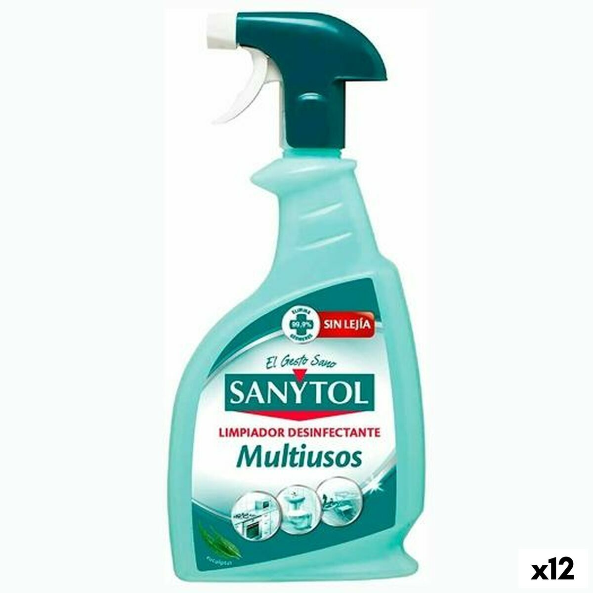 Čistič Sanytol 750 ml dezinfekčního prostředku Multi-Used (12 jednotek)