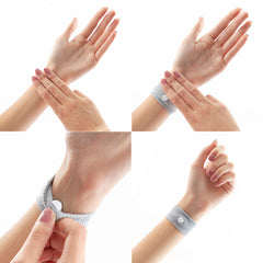 Anti-nausea armbånd med nei-kuan trykkpunkt nona innovagoods (pakke med 2)