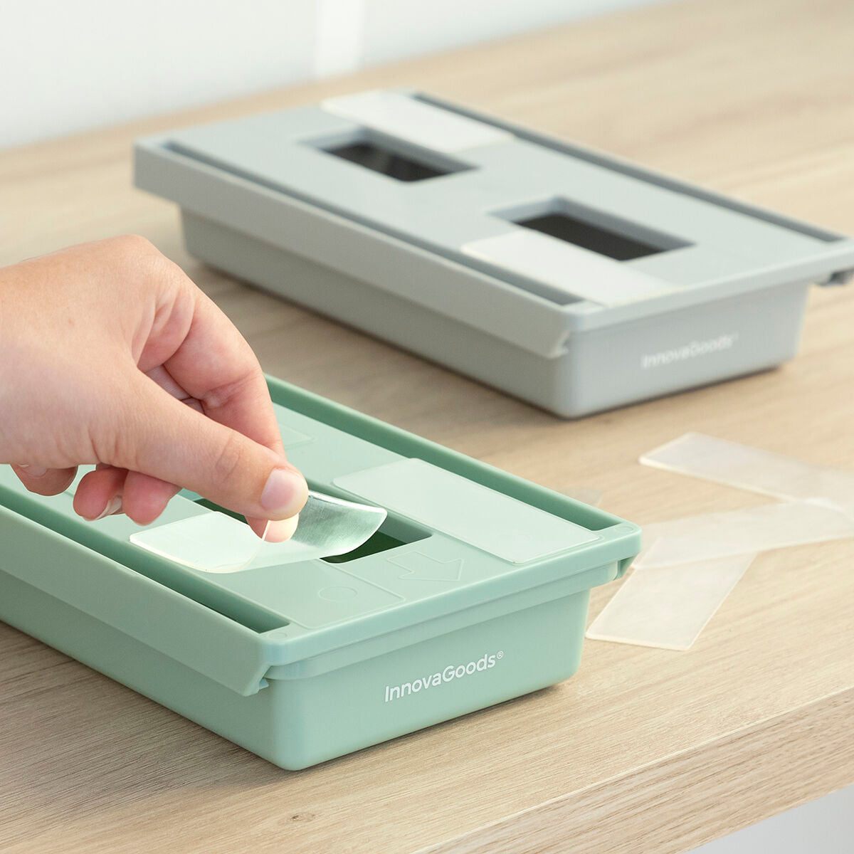 Set di cassetti di scrivania aggiuntivi per la scrivania underalk Innovagoods pacchetto di 2 unità