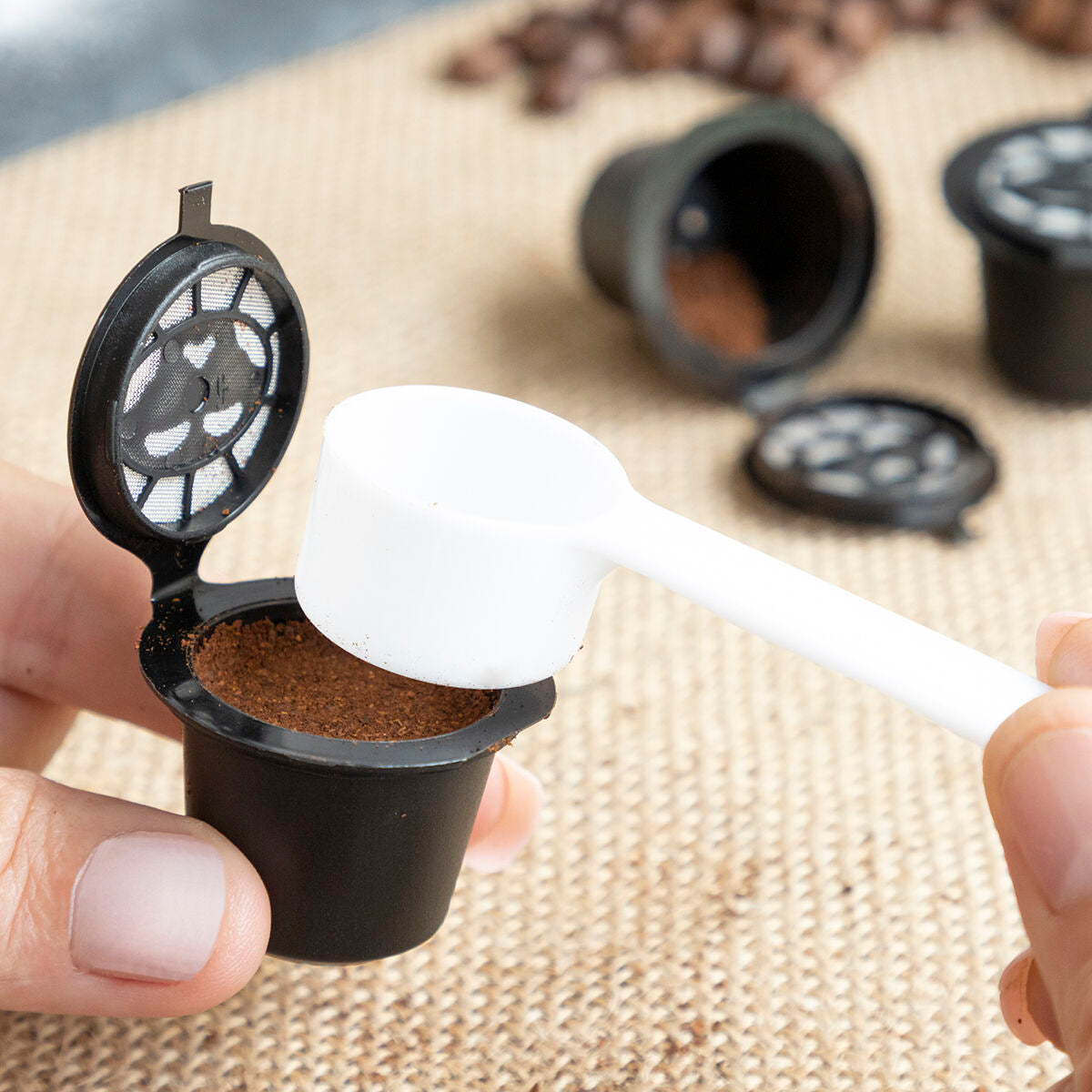 Комплект от 3 капсули за кафе за многократна употреба Recoff Innovagoods