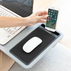 Přenosný notebookový stůl s XL polštářem Innovagoods