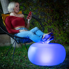 Siège gonflable avec LED multicolore et télécommande Pélumt Innovagoods