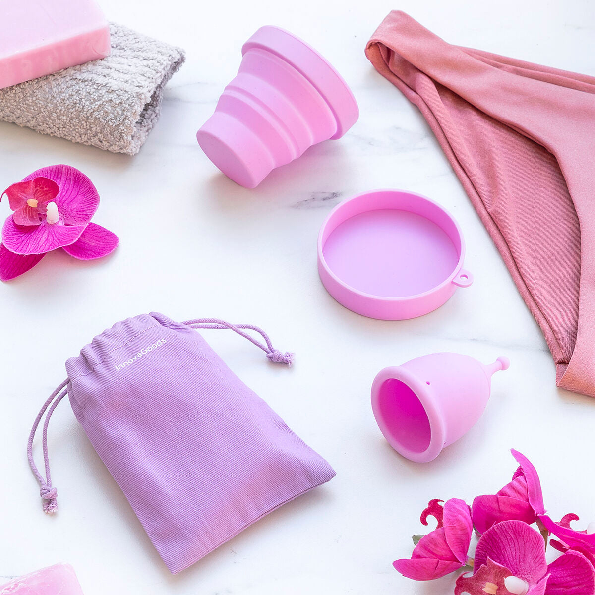 Menstruationsbecher mit Accessoires Kuppy Innovagoods
