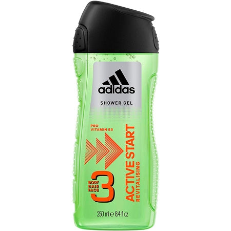 Adidas 3-in-1 Active Start Shower Gel-250 ml