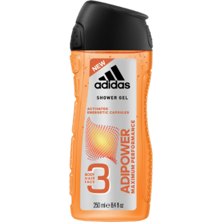 Adidas adipower 3in1 душ гел - 250ml