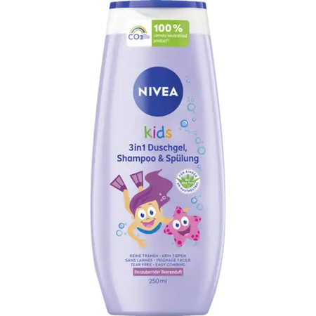 Nivea 3-i-1 Childrens shampoo & Balsam 250 ml