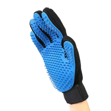 TrueTouch Pinselhandschuh zum Haustier blau