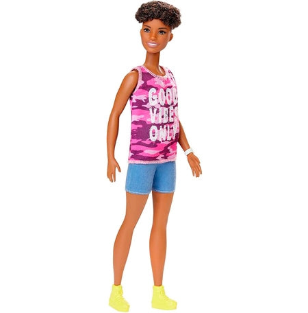 Barbie Fashionistas Originalpuppe mit Locken