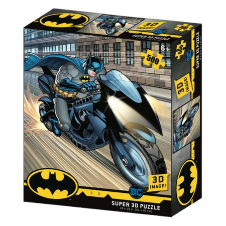 DC Batman Batcycle 500pcs пъзели - 3D ефект