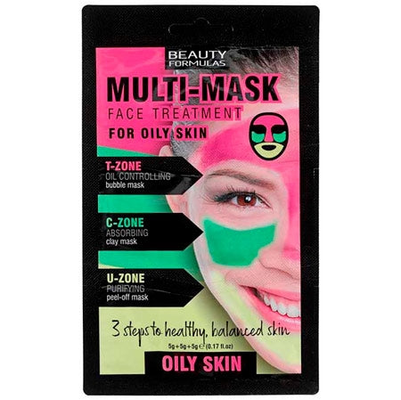 Beauty Formulas Oily Multi Face Mask