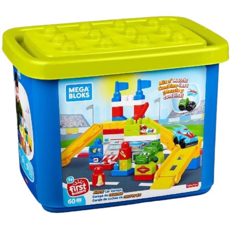 Mega Bloks Race Garage Play Set - 60 Delen