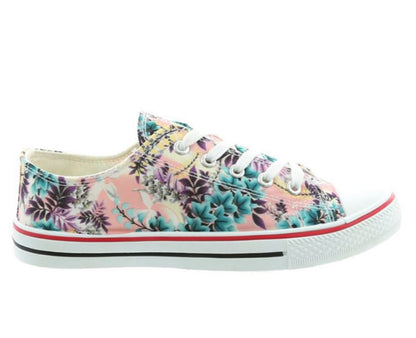 Boshimao Canvas Shoes- Pink