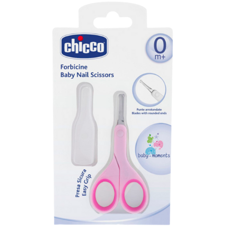 Chicco Baby Nail -sakset - vaaleanpunainen