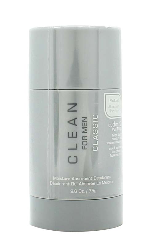 Clean For Men Classic - Moisture Absorbent Deodorant Stick 75 g