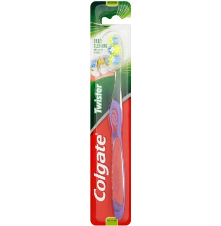 Colgate Twister mittlerer Zahnbürste - lila