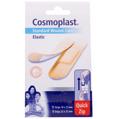 Cosmoplast Standard Wound Care Elastic Plaster - 20 PCS