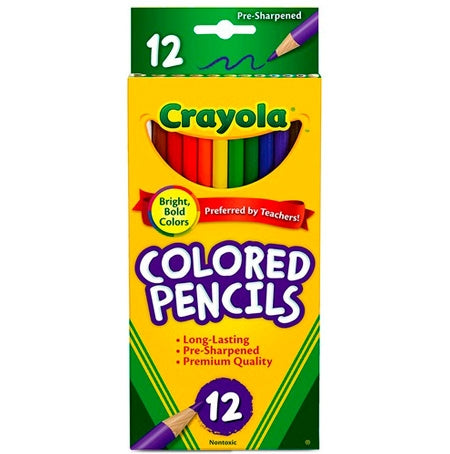 Crayola -värilliset lyijykynät - 12 kpl