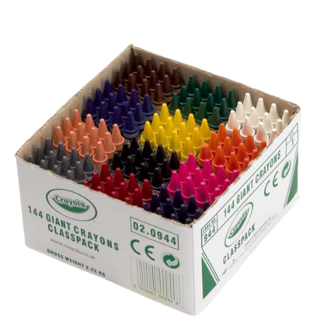 Crayola Giant Crayons - 144 kpl