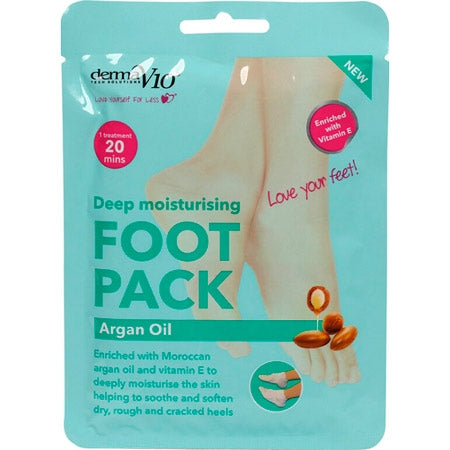 Derma V10 Argan Oil Foot Pack