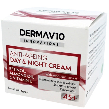 Derma V10 Anti-Ageing Retinol Day Cream - 50ml