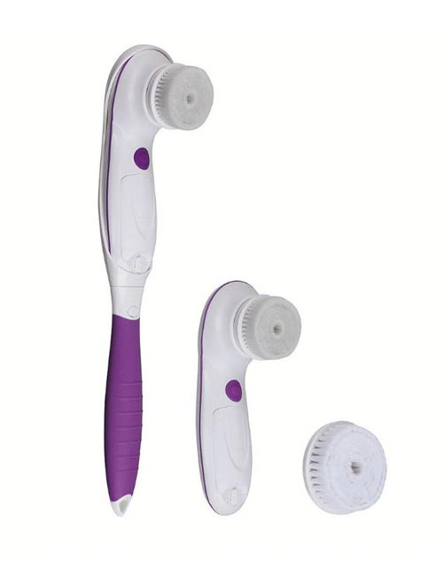 Domoclip exfoliant les brosses du visage et du corps