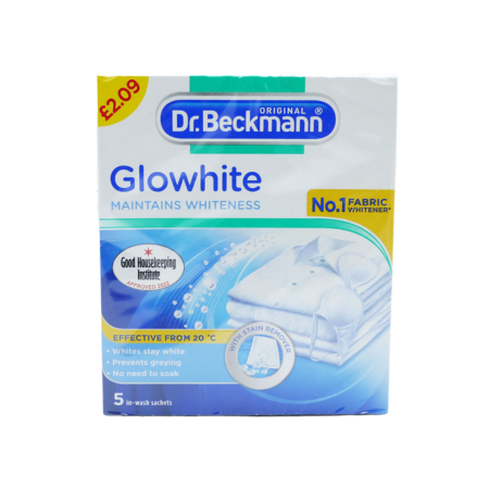 Dr. Beckmann Glow White Vaskeposer - 5 STK.