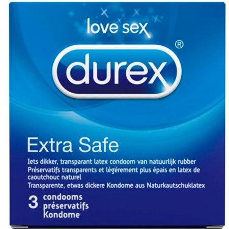 Durex Condoms supplémentaires supplémentaires 3 pk