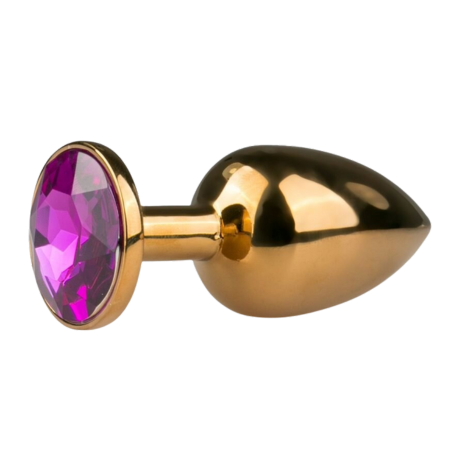 EasyToys Metal Butt Plug - Purple