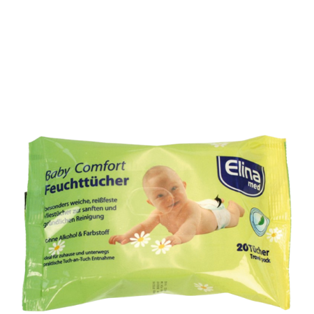 Elina Baby Comfort Wet Wipes - 20 pcs