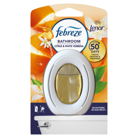 Febreze Salle de bain agrumes et assainisseur d'air de verveine blanche