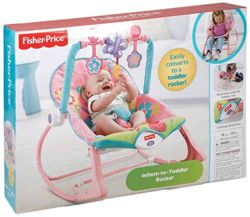 Scaunul de leagăn Fisher Price - Flori