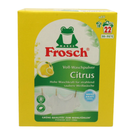 Frosch Citrus Vaskepulver - 1 45 kg