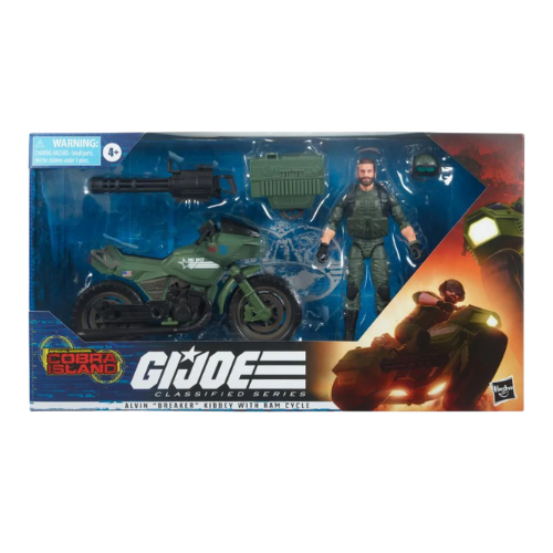 G.I. Joe -hahmojen luokiteltu sarja Cobra Island Alvin Breaker Kibbey Ram Cycle