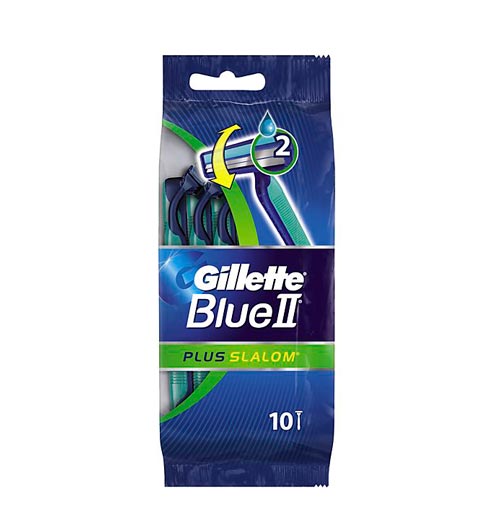 Gillette Blue II plus Slalom - 10 pack