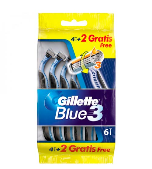 Gillette Blue 3 - 6 Pack