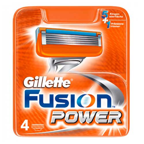 Gillette Fusion Power - 4 Pack