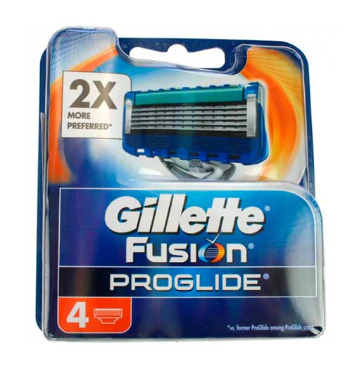 Gillette Fusion Proglide - 4 pack