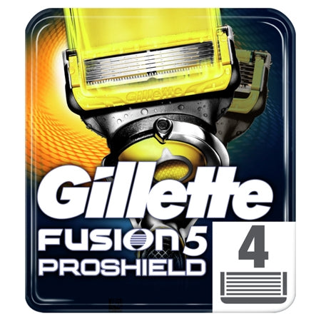 Gillette Fusion Proshield 5 Blades de rasoir - 4 PCS