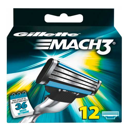 Gillette Mach3 - 12 pack