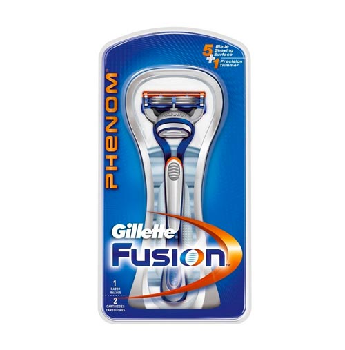 Феном на Gillette Fusion