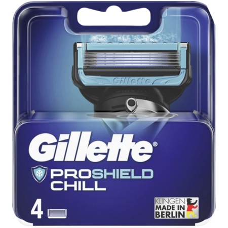 Gillette Prosheild Chill Razor Blades 4 st