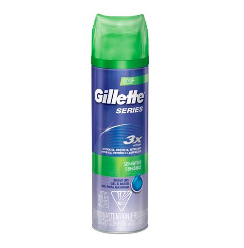 Gillette Series 3 x Känslig gel - 200 ml