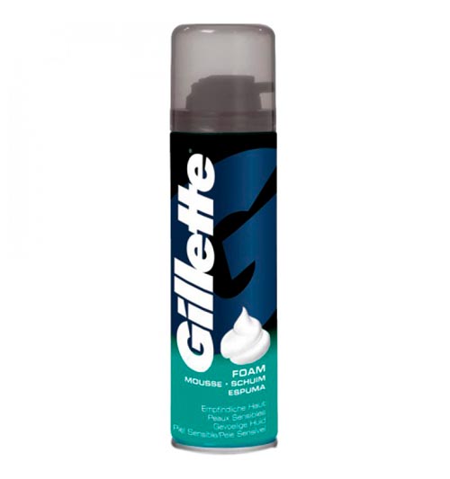 Mousse de rasage sensible Gillette 200 ml