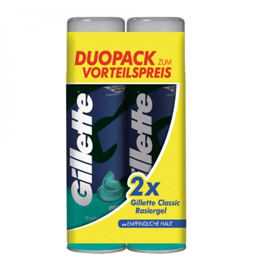 Gillette rakgel - 2 x 200 ml