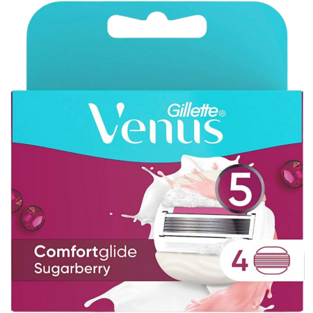 Gillette Venus Sugarberry Razor -blad - 4 st