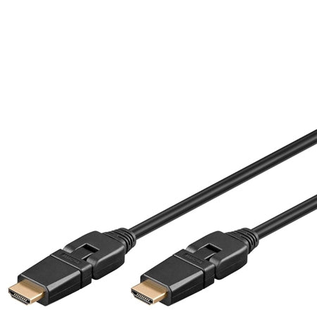 Cavo ad alta velocità HDMI flessibile Goobay con Ethernet - 3 metri